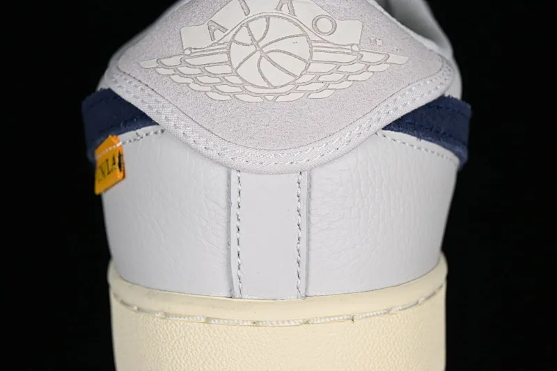 All categories Air Jordan Jordan series basketball shoes Air Jordan 1 Low Y version Uion LA x Air Jordan AJ1 KO Low joint white and gray low-top retro basketball shoes DZ4864-100